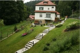 Außenanlage mit Gartenwegen